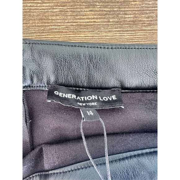 NWT- Generation Love Ari Vegan Leather Cargo Skirt - Picture 4 of 7